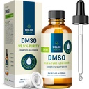 WoldoHealth DMSO 99.9% 제약 학년 - FT-IR Verified Dimethyl Sulfoxide, 정밀 점적기 (3.38 oz)가있는 유리 병에 낮은 냄새 용매