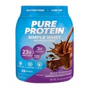 순수한 단백질 간단한 Whey 단백질 분말, 글루텐 자유로운, 23G 단백질, 부유한 초콜렛, 1.6lbs