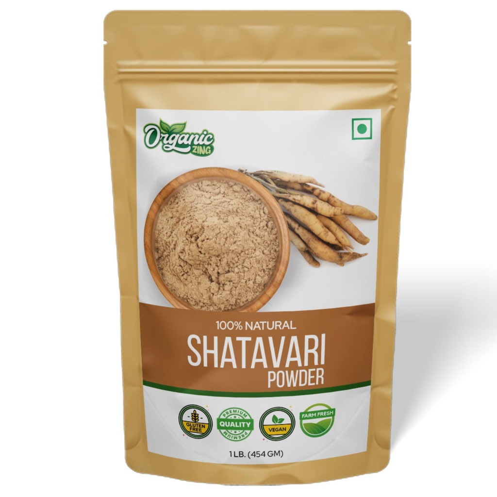 건강을위한 유기 Shatavari 분말 16 oz (454 그램) 1 팩