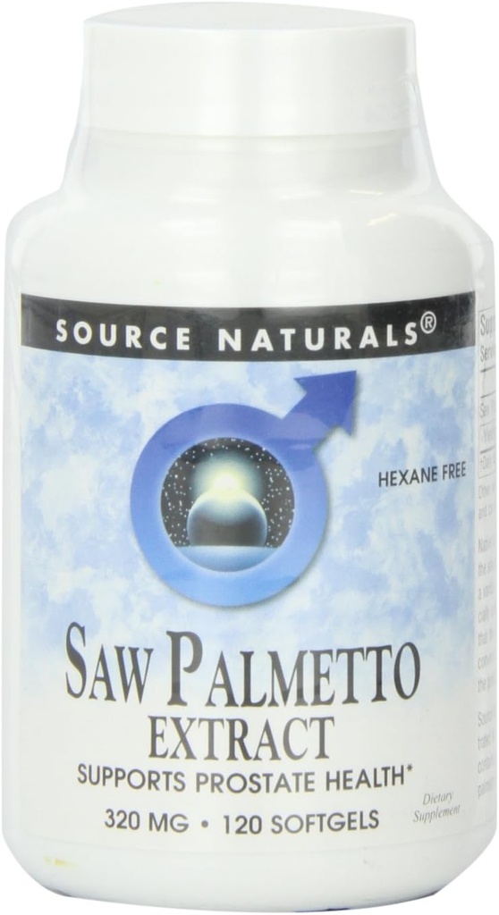 근원 자연적인 톱 Palmetto 추출물 320mg, 120 Softgels