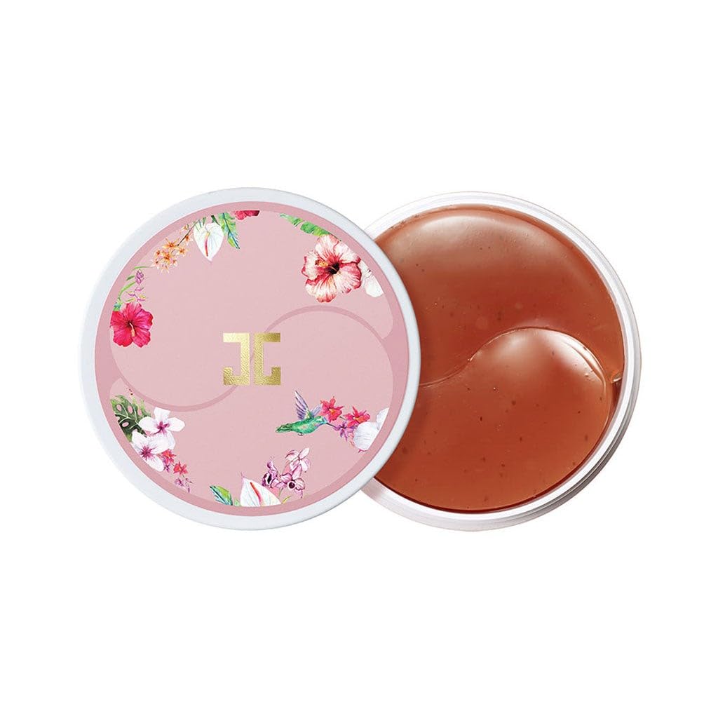 JAYJUN 로젤 차 눈 젤 패치 (60 패치) - Hibiscus Infusion Radiant-Looking & Hydrating Treatment
