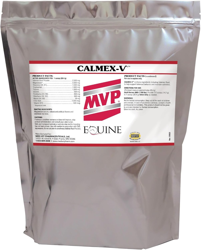 Calmex-V (5 lb) 말을위한 Calming 지원.