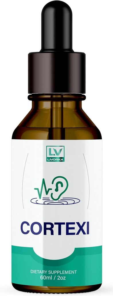 LIVORKA 1 팩 - Cortexi Drops - Cortexi Formula, Cortexi Oral, Cortexi Drops - 귀 건강, Hearing Support, Cortexi Drops to Drink, Cortexi 1 월 1 병, Cortexi 리뷰.