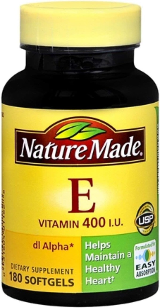 성격은 dl 알파 비타민 E 400 IU Softgels 180 연약한 젤 (8의 포장)를 만들었습니다
