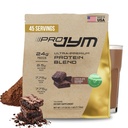 Pro JYM Natural Chocolate Brownie Protein Powder Blend - Whey Protein Isolate, Casein, & Milk Protein Isolate, Men & Women Recovery Shakes | JYM 보충 과학 | 45 서빙