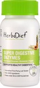 Herbadiet 소화 효소 보충 교재 | Bromelain & Papain 추출물 500mg 캡슐 | 립세 Lactase Amylase (60 캡슐)를 가진 Proteolytic 효소