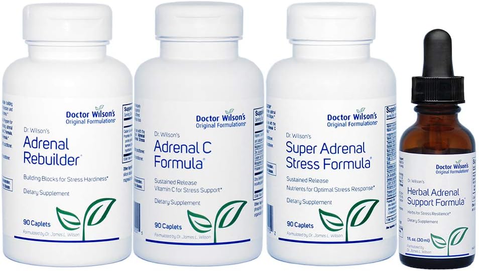 박사. 윌슨의 Adrenal 피로 의정서 Adrenal 지원을 위한 포괄적인 장비 HASF 작은