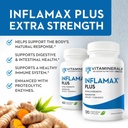 Vitaminerals® 121+ Inflamax® Plus | Quercetin | Proteolytic Enzymes | Ginger | Turmeric | Veggie 모자