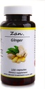 Hekma 센터 순수한 생강 뿌리 - Zingiber Officinalis - 100 캡슐은 Nausea를 감소시킵니다 - Vegan