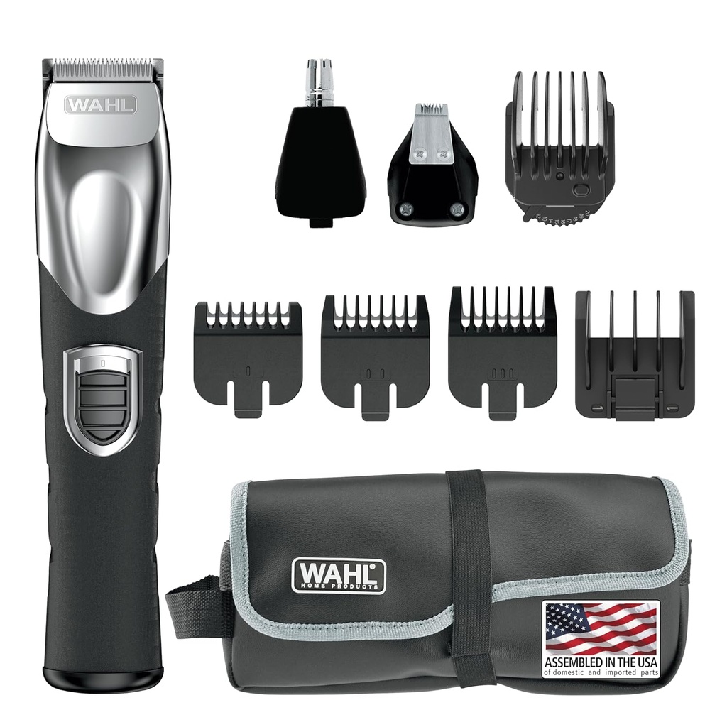 Wahl 미국 충전식 리튬 이온 모두 세부 사항 및 귀 & 노스 헤어 트리머 부착 - 모델 9854-600B