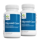 Terry Naturally Thyroid Care - 면역 건강 및 에너지 지원 공식 - 갑상선 건강 지원을위한 Iodine와 영양 보충 - L-Tyrosine과 웰빙 보충 - 120 캡슐 (2 팩)