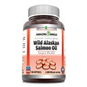 놀라운 오메가 야생 알래스카 연어 오일 보충 | 2000 Mg per 서빙 | 180 Softgel | Non-GMO | 글루텐 프리 | 미국