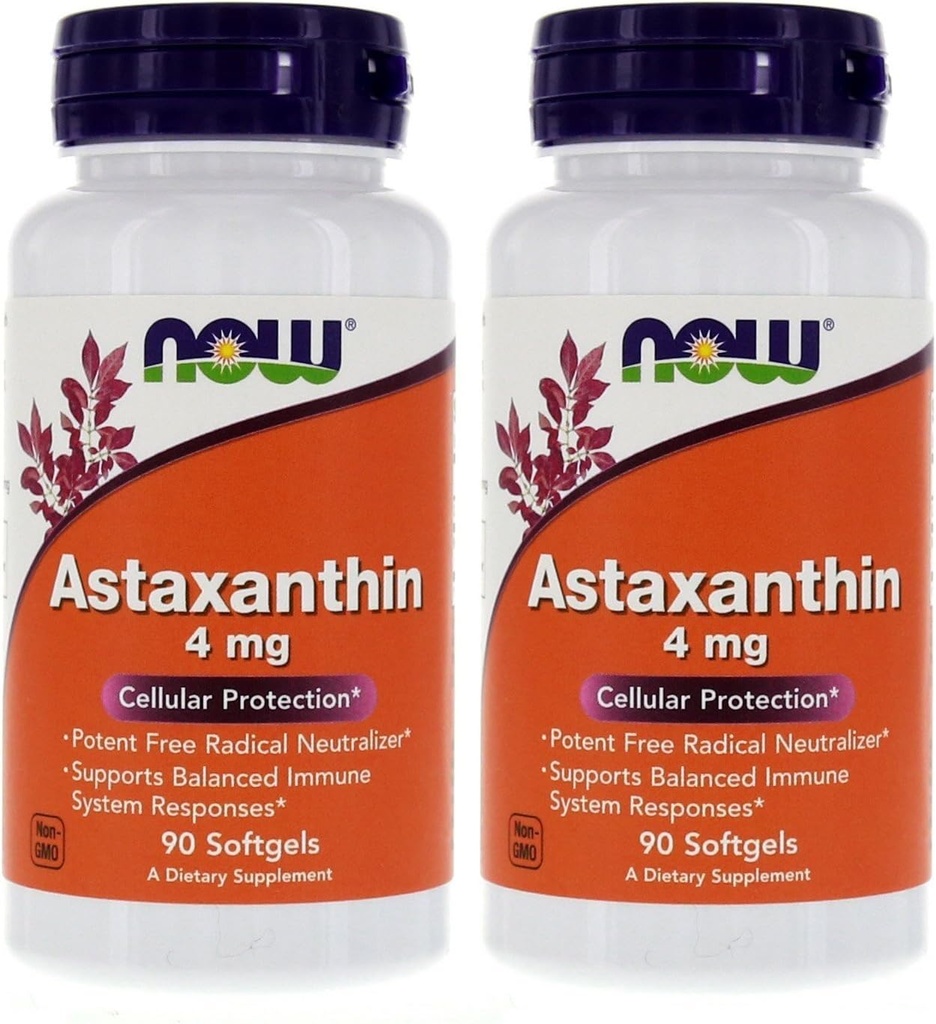Astaxanthin 4mg 90 Softgels (정확한 보호) (2의 포장)