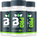 Rize Labs (3 Pack) Biopls Slim Pro 체중 감량 보충, 총 바디 웰니스 및 건강한 라이프 스타일을 위한 Biopls 캡슐, Leaner Physique, Bio Pls 리뷰 (180 캡슐)