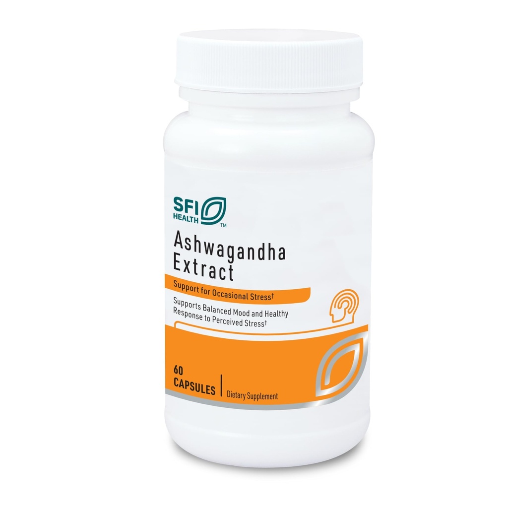 SFI 건강 Klaire 실험실 Ashwagandha 추출물 300mg - 기억, Cognitive 기능 & 건강한 긴장 응답을 승진시키는 Ashwagandha 보충교재 - Hypoallergenic Ashwagandha 뿌리 추출물 (60의 캡슐)