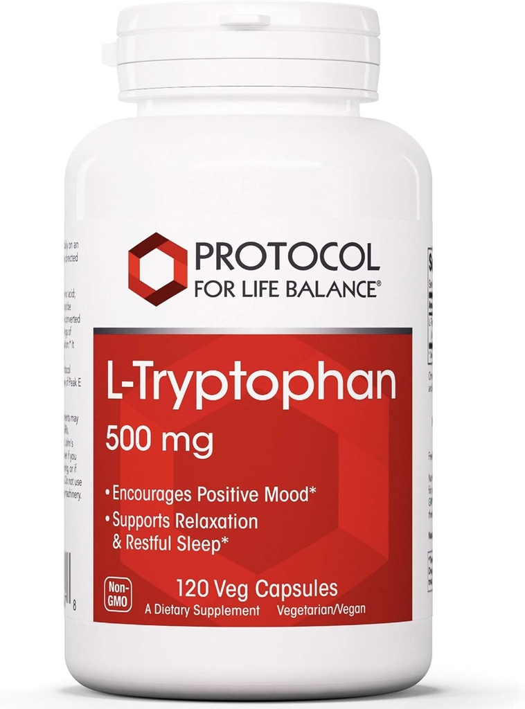 생활 균형을위한 프로토콜 - L-Tryptophan 500 mg - 120 Veg 캡슐