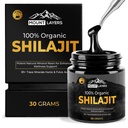 풀빅 산을 가진 순수한 Shilajit 수지 - 85+ 추적 무기물을 가진 남자 & 여자를 위한 Himalayan Shilajit - 지원 대사 - 뼈 건강과 면역 체계 - 500mg - 60 서빙 - 30g 단지