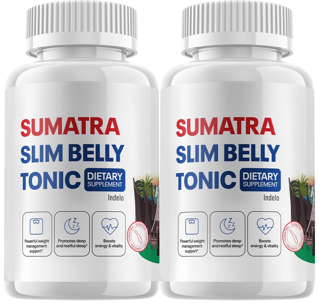 (2 팩) Sumatra 슬림 벨리 토닉 - 슬림 벨리 다이어트 보충, Sumatra 슬림 벨리 올-자연 알약, Sumatra SlimBelly 리뷰 (120 캡슐)