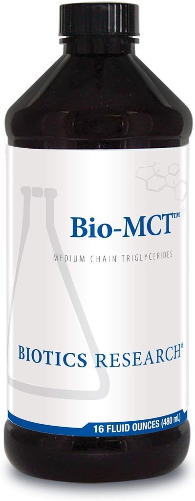 생물 연구 생물 MCT 뇌 연료, 뇌 에너지, 순수한 에너지, 중간 사슬 Triglycerides, MCT의 Caprylic Triglyceride 16 유동성 Ounces