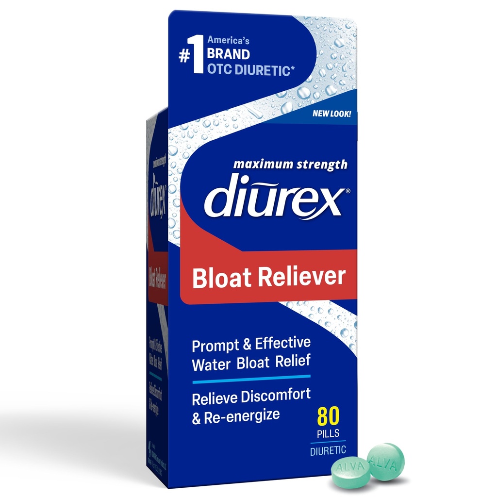 Diurex Ultra Re-Energizing 물 알약 - 믿을 수 있는 물 bloat - 더 나은 느낌 & 더 적은 무거운 - 80 조사