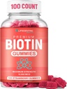 머리 성장에 대 한 Biotin Gummies | 최대 힘 Biotin 10000mcg 방지 Thinning and Loss | 여성 남성과 아이를 위한 Chewable Biotin 보충교재 | 100 조사 Vegan 머리 Gummies 머리 피부와 손톱