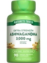 자연의 진실 Ashwagandha 캡슐 | 3000mg | 90 Count | Extra strength | with Black Pepper | Non-GMO & 글루텐 무료 보충