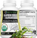 Sea Moss 60 캡슐 USDA는 Bladderwrack & Burdock 뿌리를 가진 유기 아일랜드어 바다 Moss 캡슐을 증명했습니다 – 남자와 여자를 위한 면역 지원 보충교재 – 여성 비타민과 남자 비타민 (1 팩)