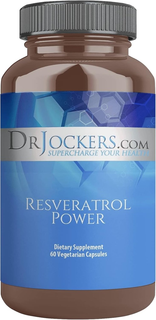 Immune 지원, 노화 방지, 피부 건강, Trans Resveratrol, 200 mg, 60 일 공급과 더불어 Dr. Jockers에 의하여 Resveratrol 힘