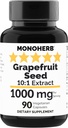 MONOHERB 자몽 씨앗 추출물 1000 mg - 90 채식 캡슐