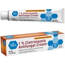 MED PRIDE 1% Clotrimazole 항진균성 크림 1oz- 곰팡이 피부 관리 치료 - Jock Itch Body Ointment - Fight Infection, 땀 뾰루지, Athletes Foot, Ringworm & Relieves Itching, Burning
