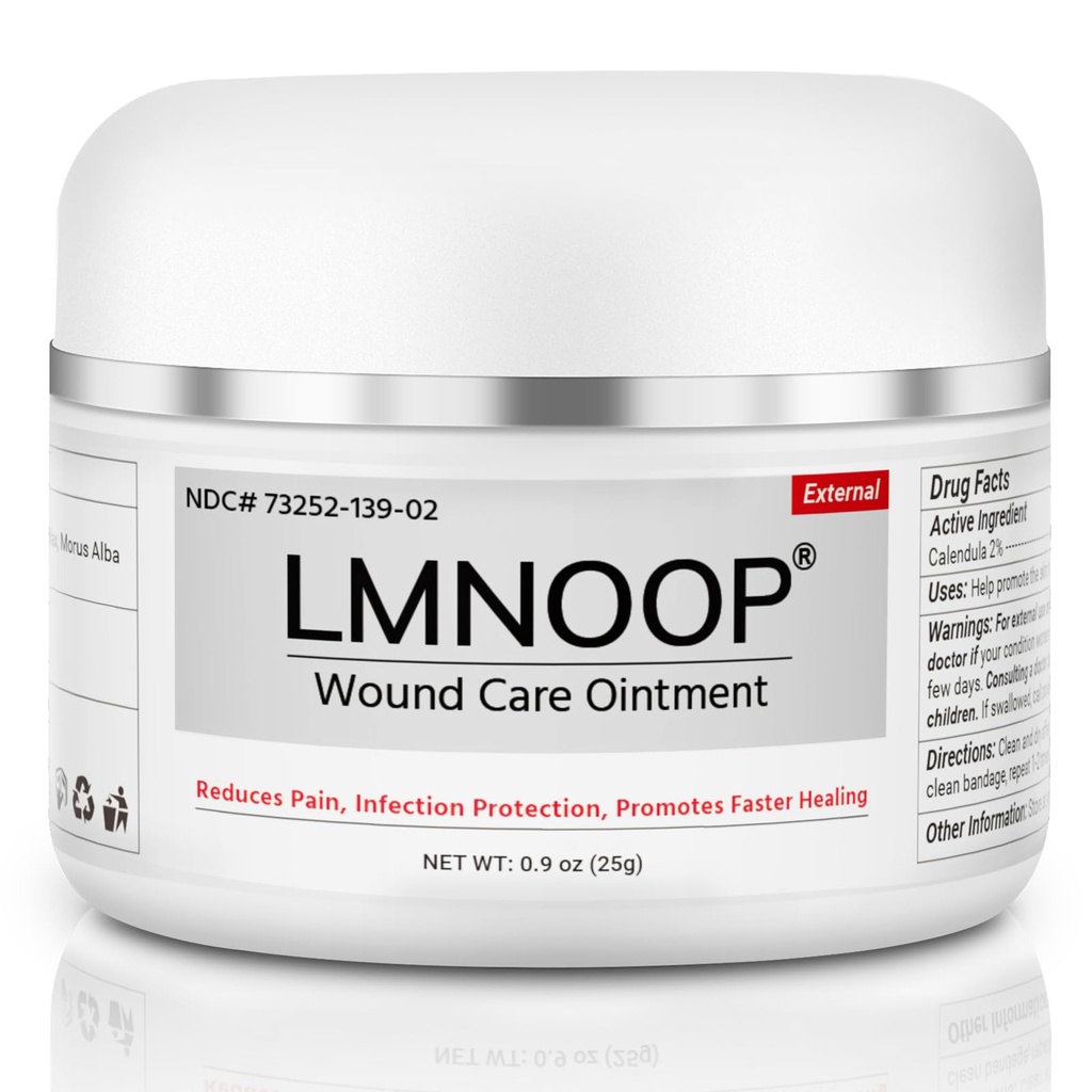 LMNOOP® Bed Sore Ointment, Infection Protection & Skin Repair, Diabetic Wounds, Pressure Sores, Venous Ulcer, Burns, Cuts, Scrapes를 위한 최대 힘 부상 치료 크림