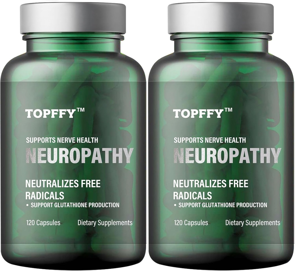 Nerve 불편 구호를 위한 Neuropathy 영양 혼합, 600mg 알파 Lipoic 산과 더불어 - Benfotiamine, 최대 힘 자연적인 Nerve 비타민, 발, 손, 손가락, 다리 발가락을 위해 적당한