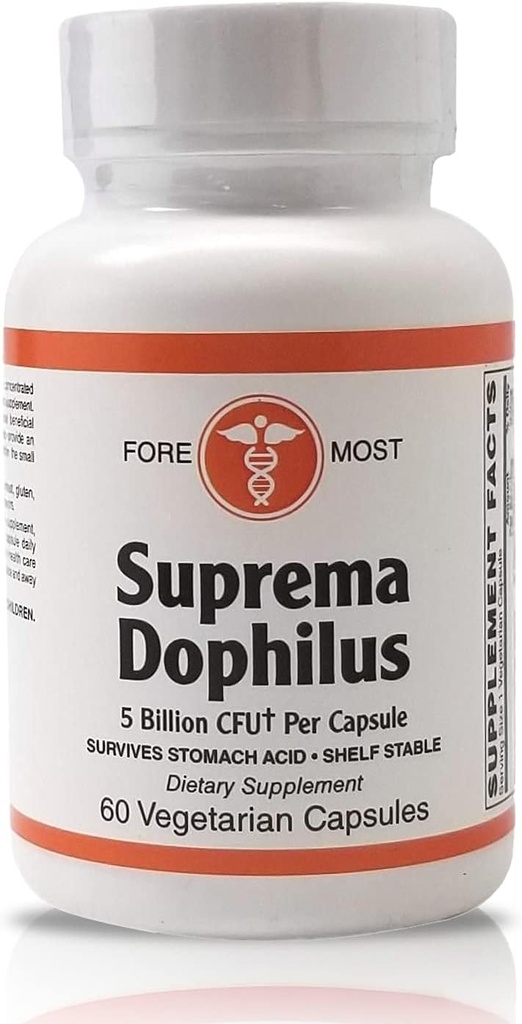 Holistic 건강 Suprema Dophilus 60 채식 캡슐