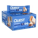 Quest Nutrition Crispy Blueberry Cobbler Hero Protein Bar, 16g Protein, 1g Sugar, 3g Net Carb, Gluten Free Protein Snack, Keto Friendly, 12 카운트