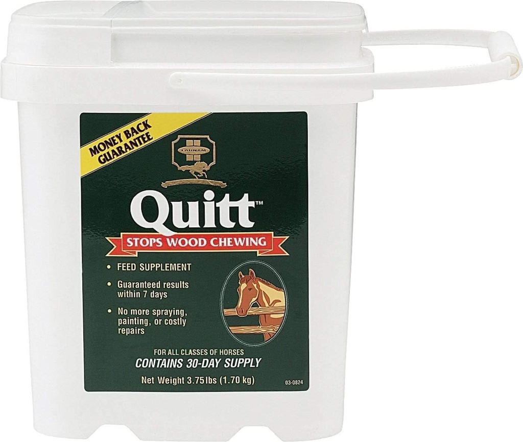 말에 대한 Quitt Chewing Deterrent 보충