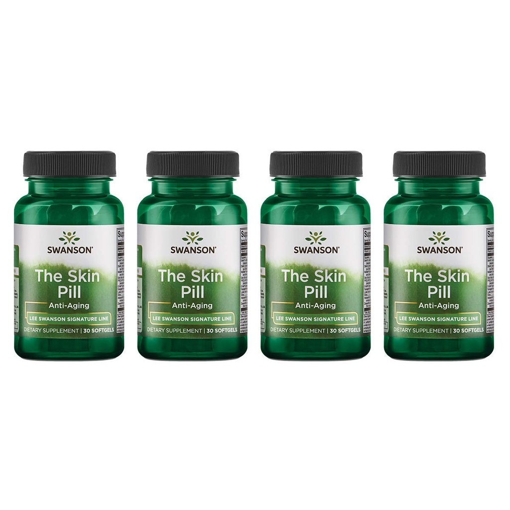 스완슨 시그니처 라인 스킨 알약 30 Softgels (4 팩)