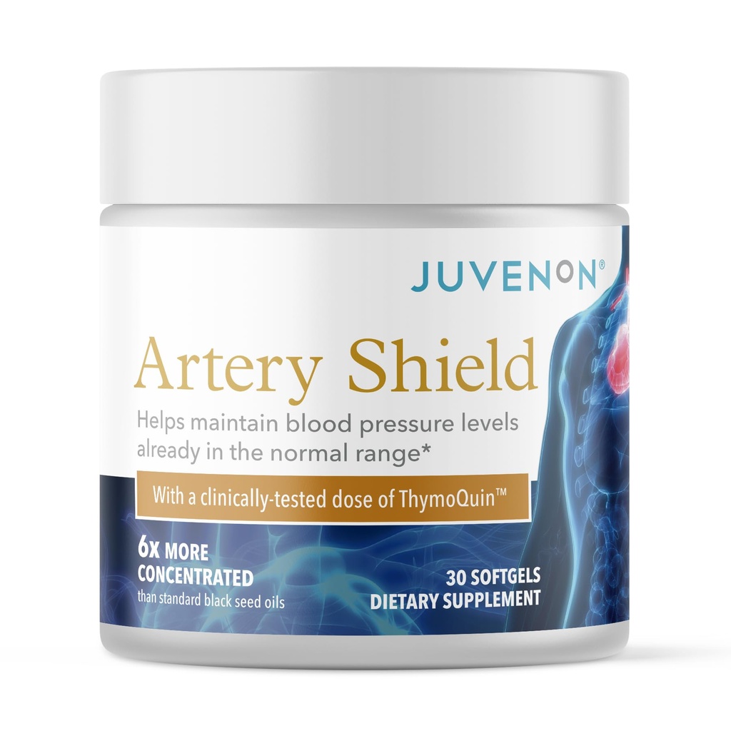 Juvenon Artery Shield - 검은 씨앗 오일로 보충