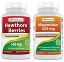 제일 자연적인 호손 베리 565 mg & 마그네슘 425 mg