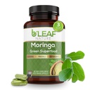 B'LEAF NATURE Organic Moringa 캡슐 1000mg, 180 카운트 - 면역 지원, 에너지 및 균형을위한 유기 Olefeira 분말을 가진 Moringa 캡슐 - 채식주의자, 매일 웰빙을위한 비 GMO 보충제