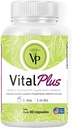 Vital Plus - varicose Veins 및 지원 합동 구조를 위한 처리 - 에너지 보충교재 - 100% 유기 60의 캡슐