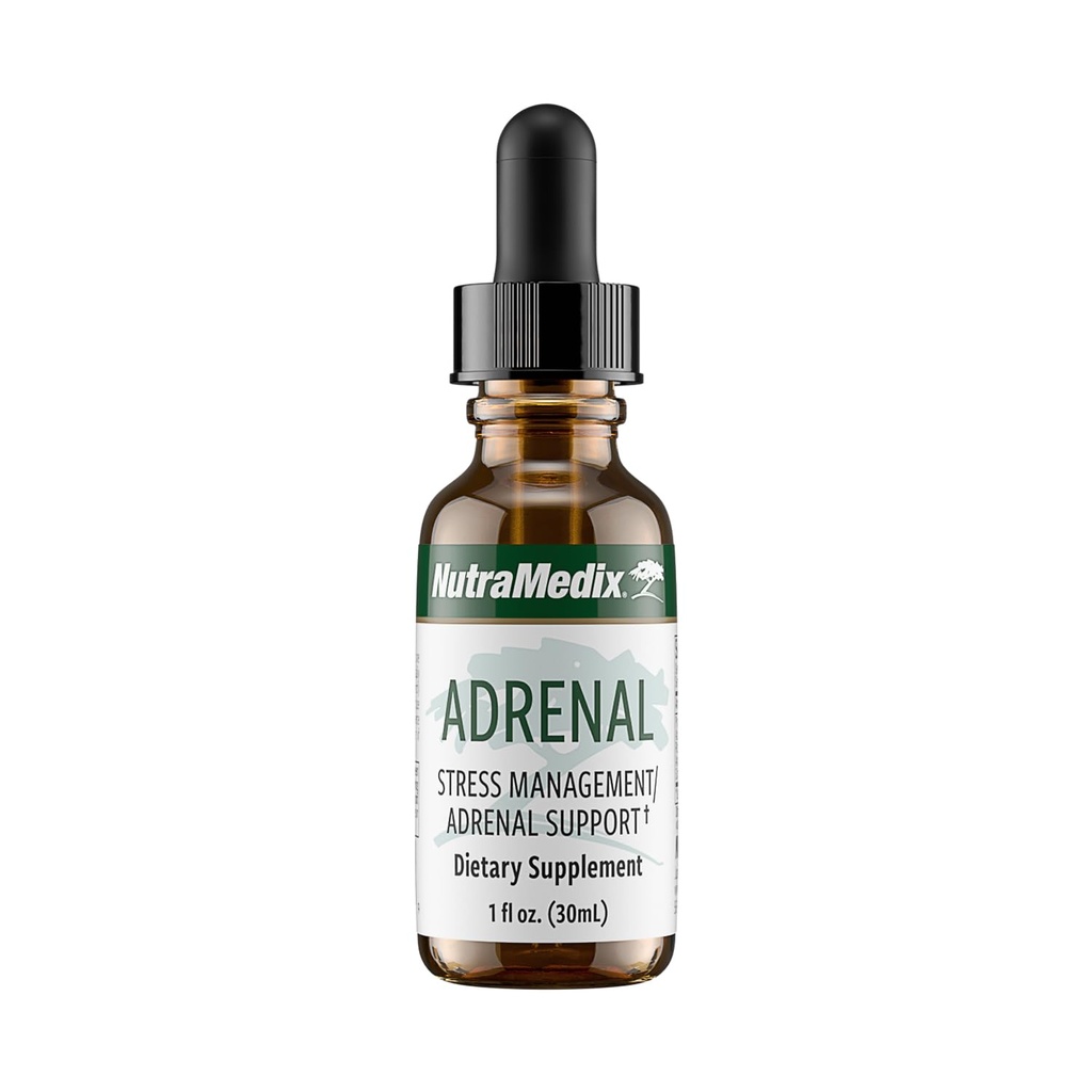 NutraMedix Adrenal 피로 보충교재 - Astragalus, Schisandra, Rhodiola 및 에너지 지원, Stamina 및 Vegan Adaptogen 혼합 (1oz/30ml)를 위한 Ginseng 추출물