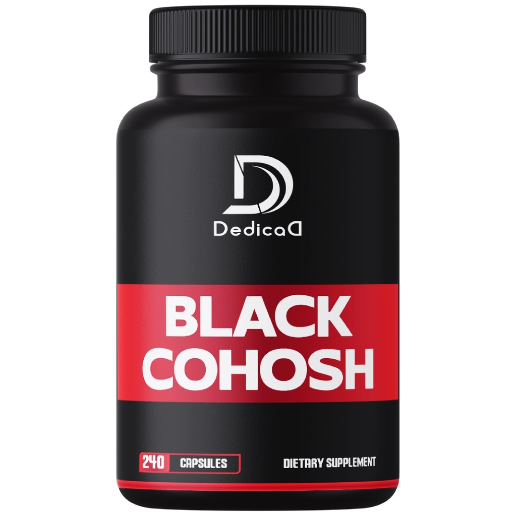 Menopause 뜨거운 섬광을 위한 1000mg 검정 Cohosh - 4Month 공급을 위한 240의 캡슐 - 몸 관리를 위한 지원, 여자의 건강 & 면역 체계