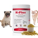 K-Plus Potassium Citrate + Cranberry Granules for Dogs & Cats – Vet-Approved UTI & Bladder Health Support – Urinary Balance & Kidney Function 유지 – 사용하기 쉬운 과립 – 60 복용량