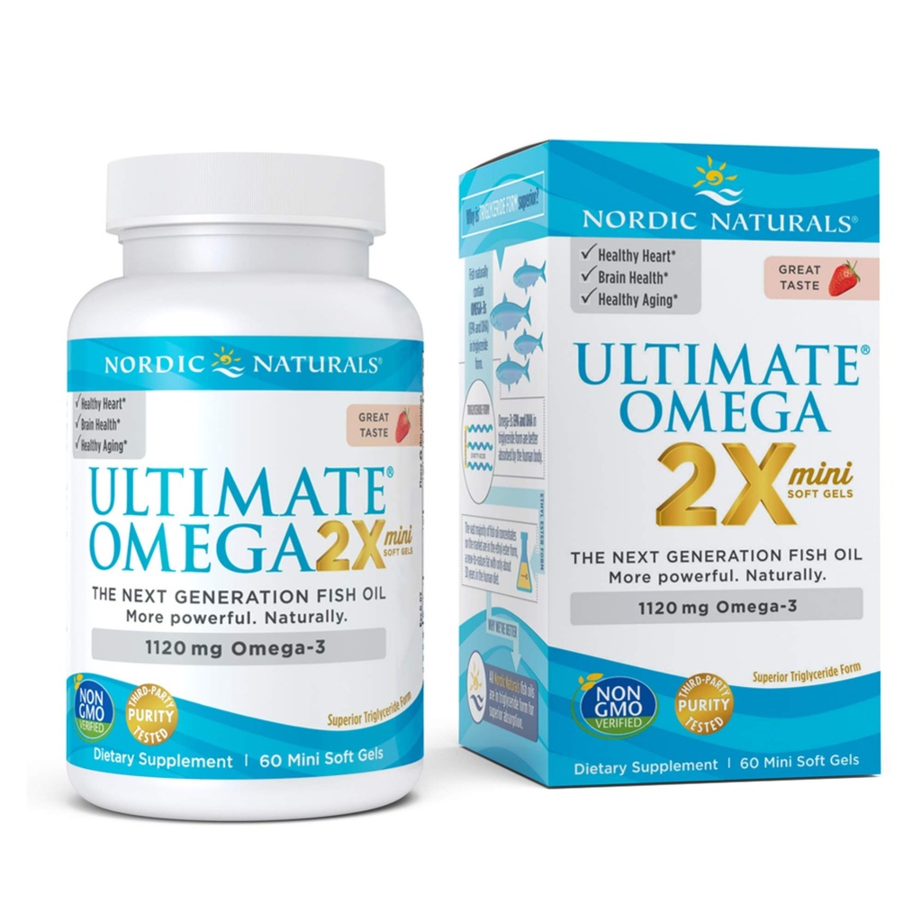 NORDIC NATURALS 궁극적 오메가 미니, 60 CT