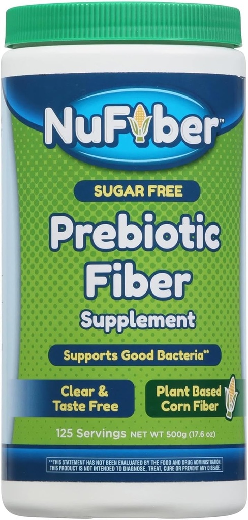 섬유 보충교재, 매일 Prebiotic 섬유, 125의 서빙, 공간, 모래 & 맛 자유로운, 글루텐 & 설탕 없음, 소화 & Gut 건강을 지원하는 식물에 근거한 옥수수 분말