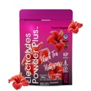 PowderVitamin Electrolytes 분말 플러스 (100 인분) 검은 차 Hibiscus Electrolyte 분말 Keto, 설탕 무료, 핑크 Himalayan 소금, 1000mg 칼륨, 120mg 칼슘, 120mg 마그네슘, 하이드로 션 분말