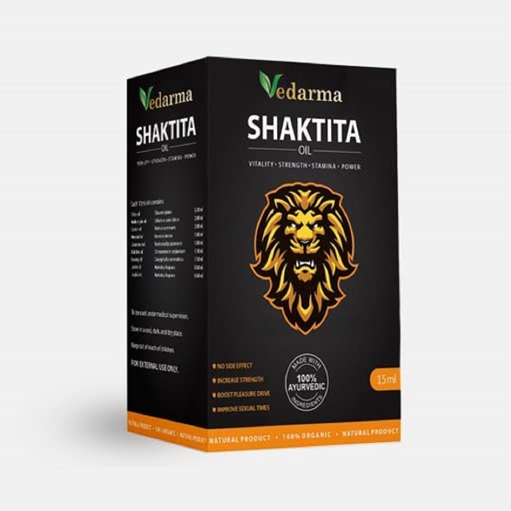 남자를 위한 힘과 stamina 승압기 기름을 위한 Shaktita 기름 - 15ml