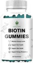 Biotin Gummies, 머리, 피부 및 손톱 Gummies - 건강한 모발 지원 - 여성 및 남성을위한 Vegan Biotin 비타민 (1)
