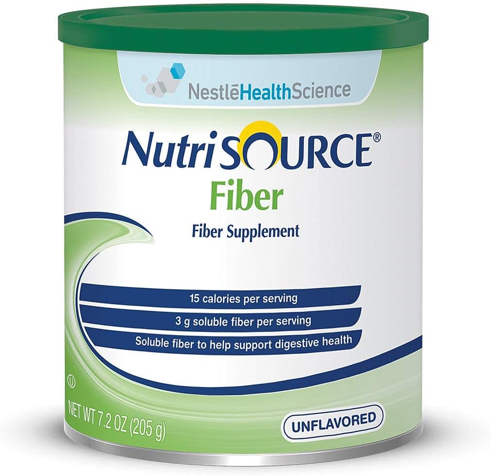 NutriSOURCE 섬유 보충교재 분말 풍미 Unflavored 칼로리 15/1 tbsp (4 g) 작풍 분말 포장 7.2 oz (205 g)는 할 수 있습니다 - 각 1