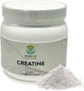 크레아틴 Monohydrate 분말 90 서빙 - 5g (5000mg)의 Micronized 크레아틴 분말, 크레아틴 전 운동, 건축 근육을 위한 크레아틴, 크레아틴 Monohydrate 450g (1.0lbs)